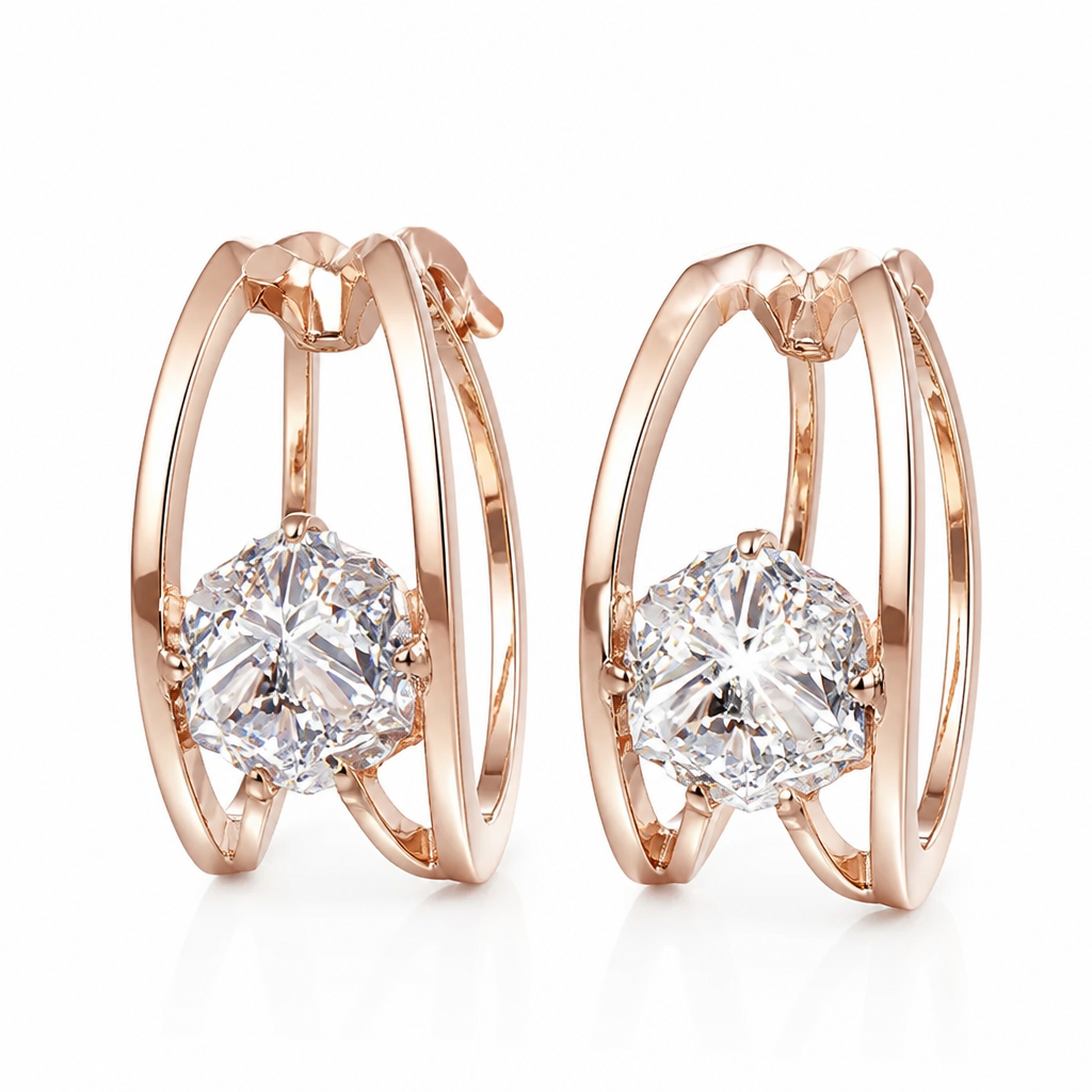 Valentina™ - Classic Glamour Hoop Earrings