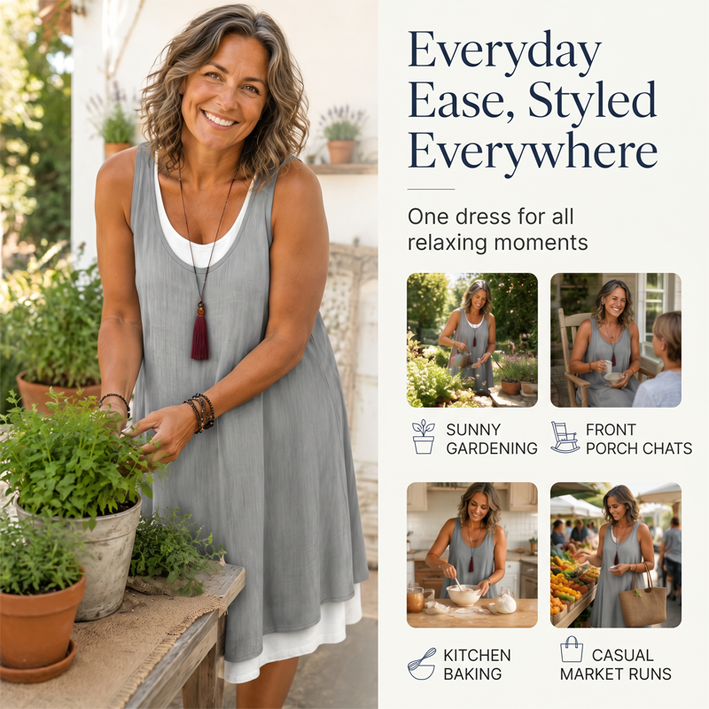 Amara™ - Relaxed Fit Everyday Dress