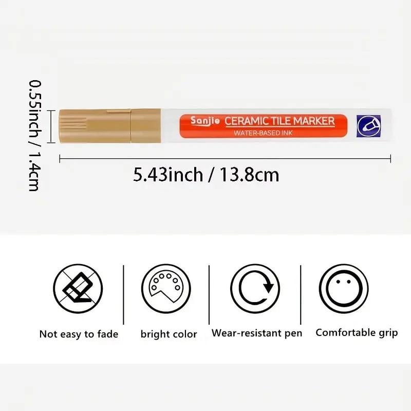 LumaSeal™ Grout Renewal Pen — Instantly Restore Stunning, Mold-Free Grout You’ll Love Showing Off
