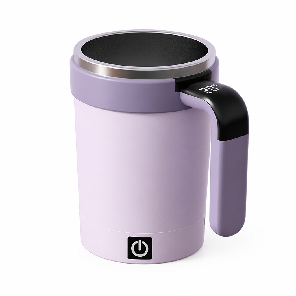 SwirlSip™ Self-Stirring Mug — Mix Drinks Hands-Free