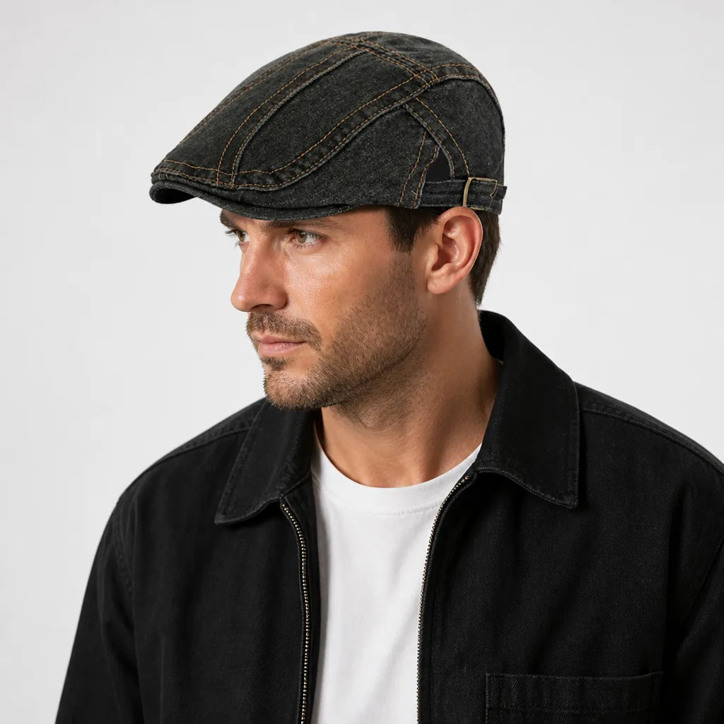 Copperfield™ Washed Denim Flat Cap