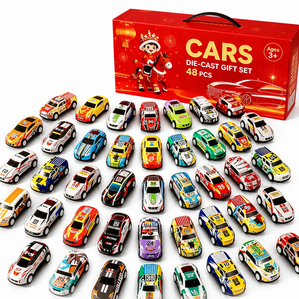 RaceHaven™ Pull-Back Car Garage Set