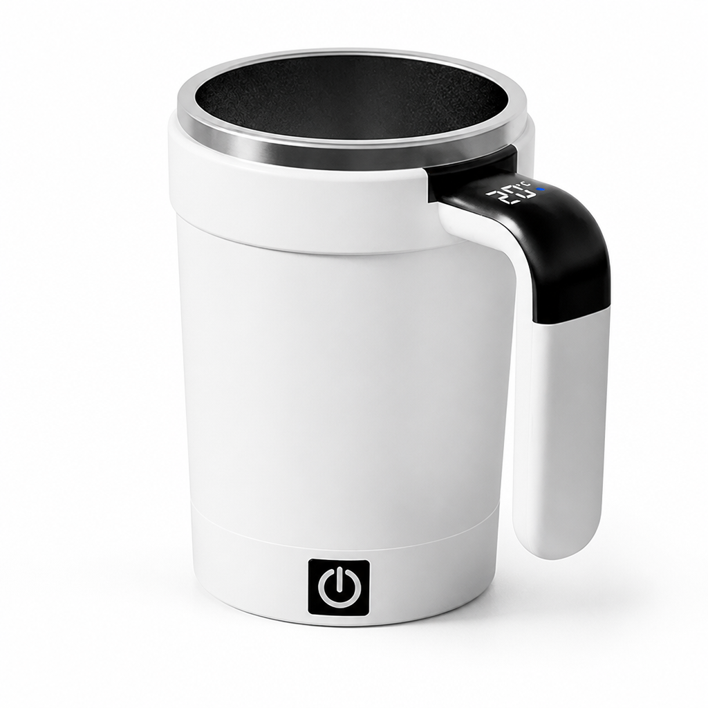 SwirlSip™ Self-Stirring Mug — Mix Drinks Hands-Free