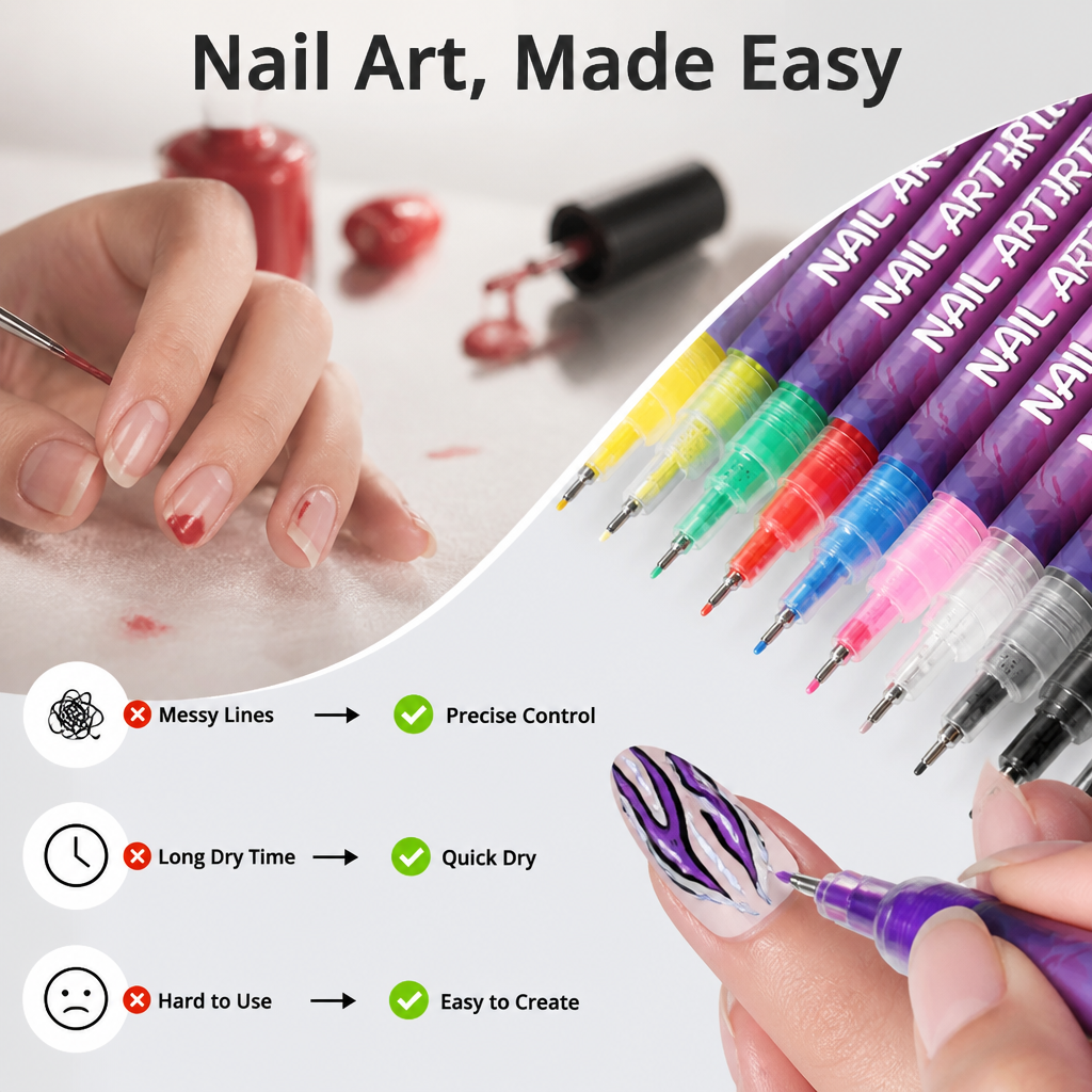 NailArtPro™ - Water-Based Nail Art Markers