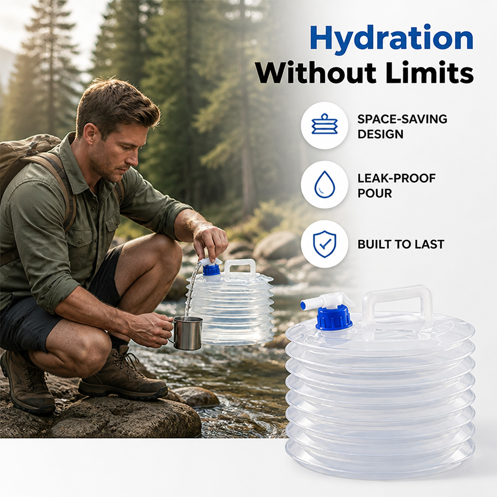 HydroFold™ - Collapsible Portable Water Container
