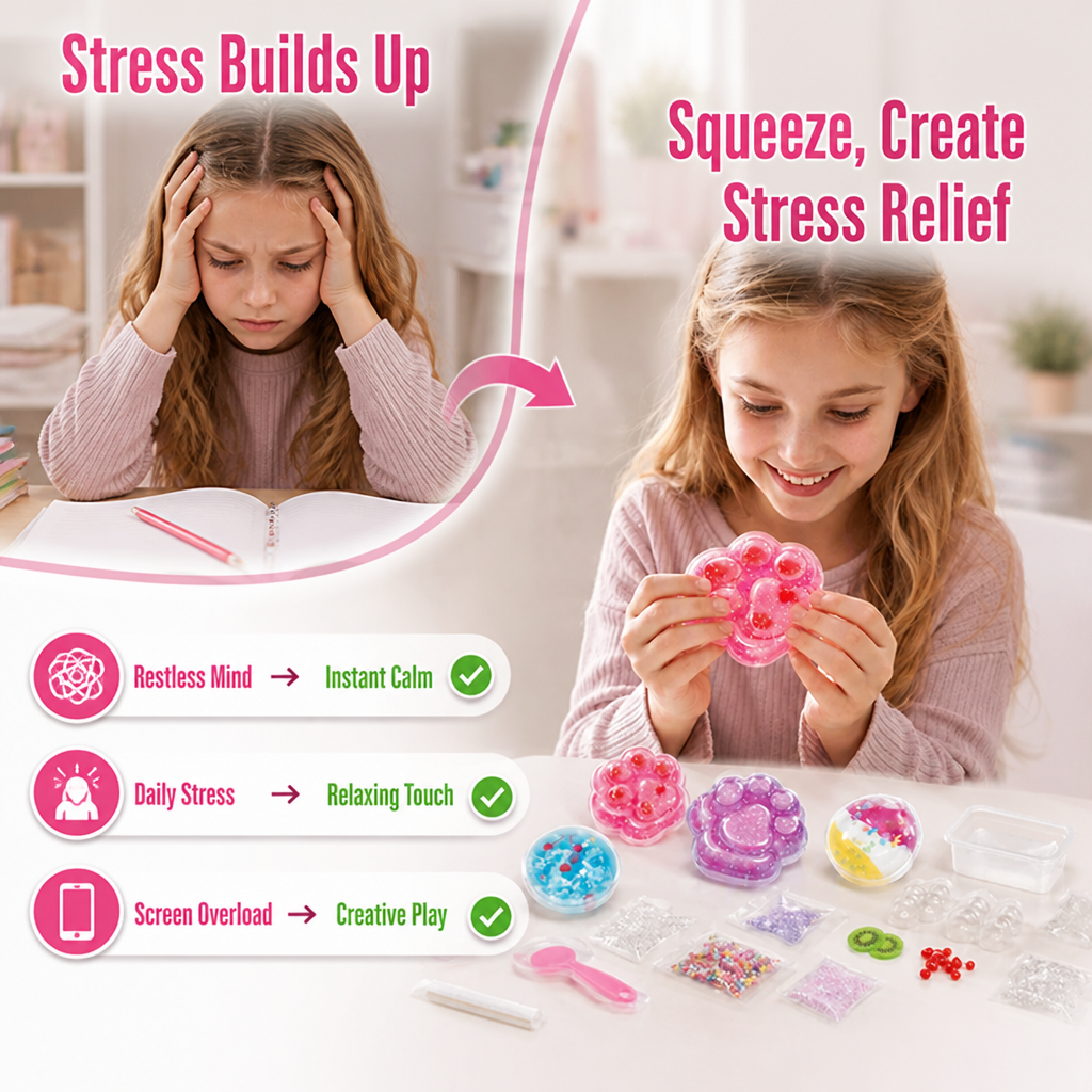 SquishBloom™ — Relaxing DIY Sensory Craft Kit