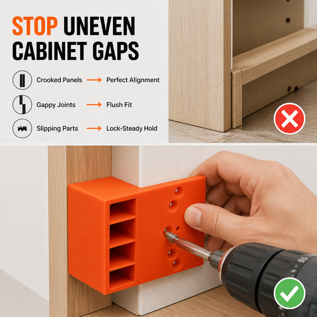 PanelPro™ Cabinet Side Panel Locator — Perfect Alignment Jig