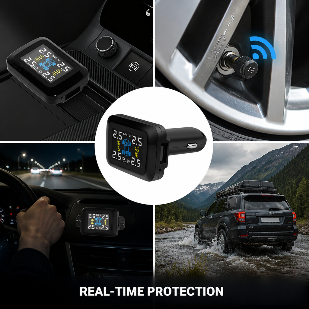 TireGuard™ - Real-Time Tire Pressure Monitor