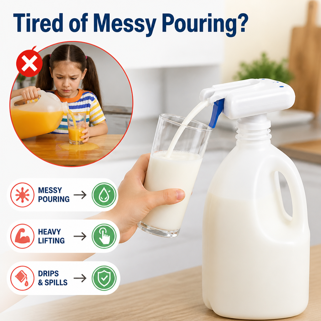 EasyPour™ - Leak-Proof Drink Dispenser Pump