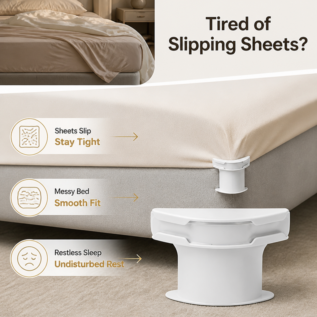 MattressGrip™ — Keep Bedding Firmly in Place