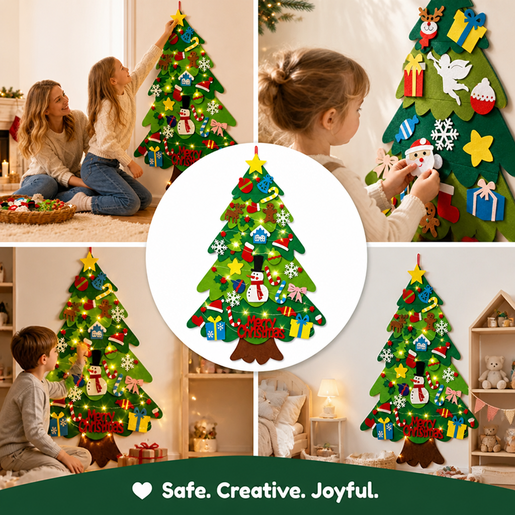 TinselTot™ Felt Christmas Tree for Kids
