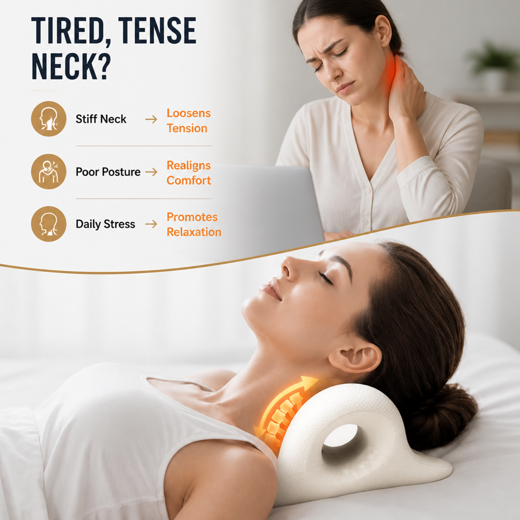 RelaxRest™ - Cervical Neck Relief Pillow