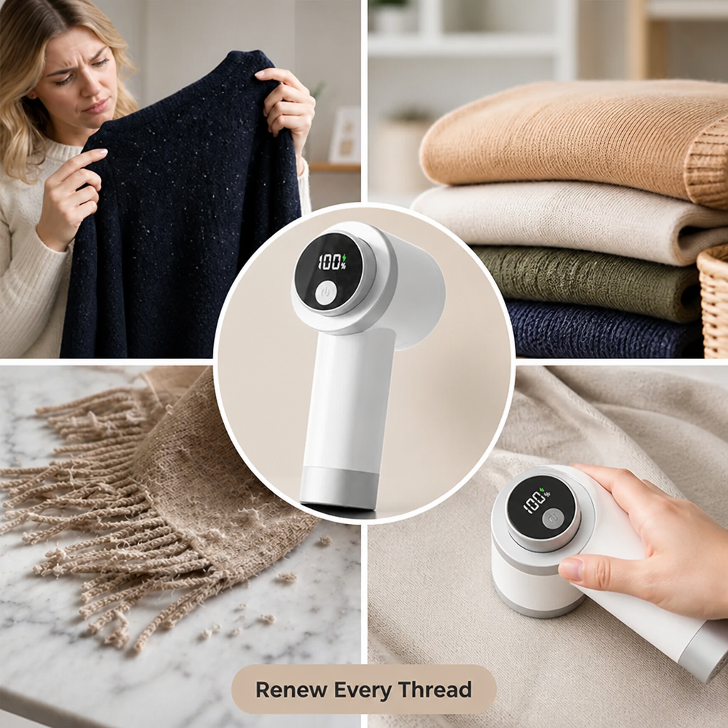 LintLuxe™ Rechargeable Fabric Shaver