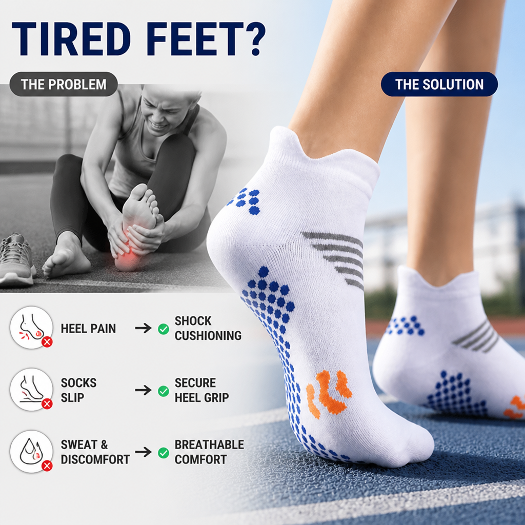 GripStep™ - Non-Slip Athletic Running Socks