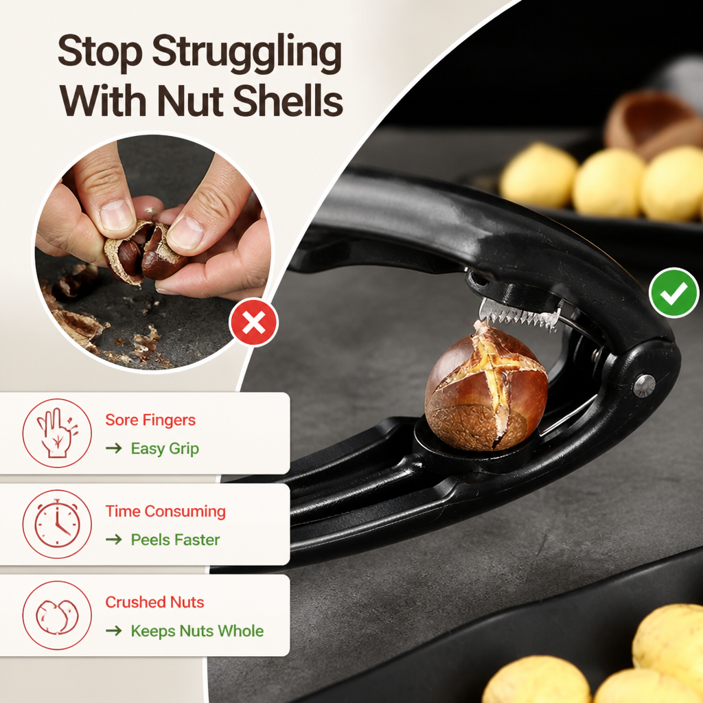 ShellEase™ Chestnut & Nut Peeler