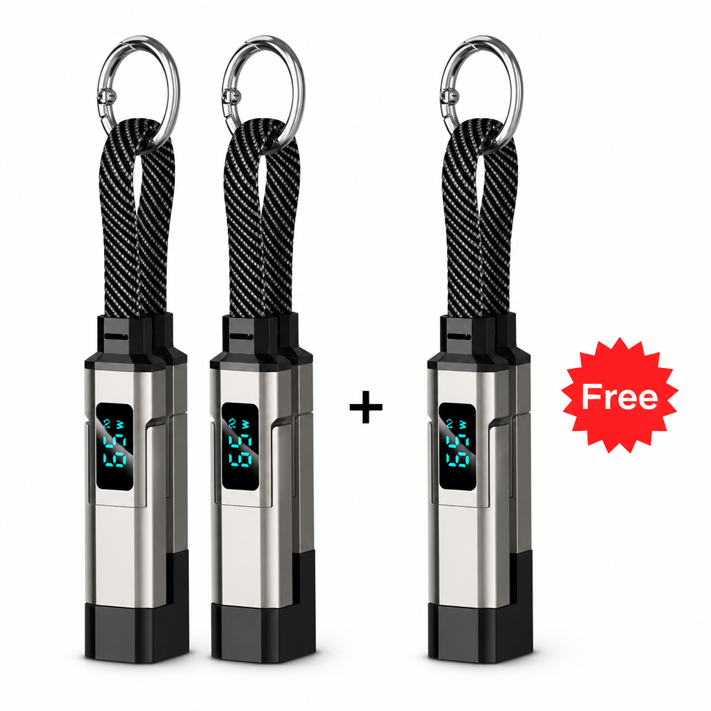 KeyVolt™ — Portable Keychain Power Bank