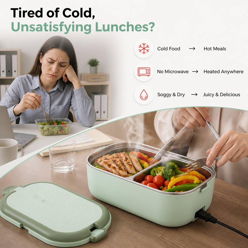 WarmBento™ Waterless Heated Lunch Box