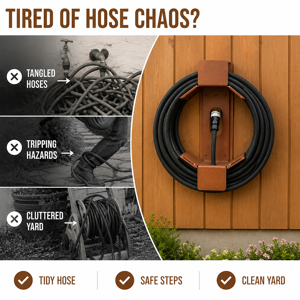 CoilEase™ Wall-Mount Hose Reel