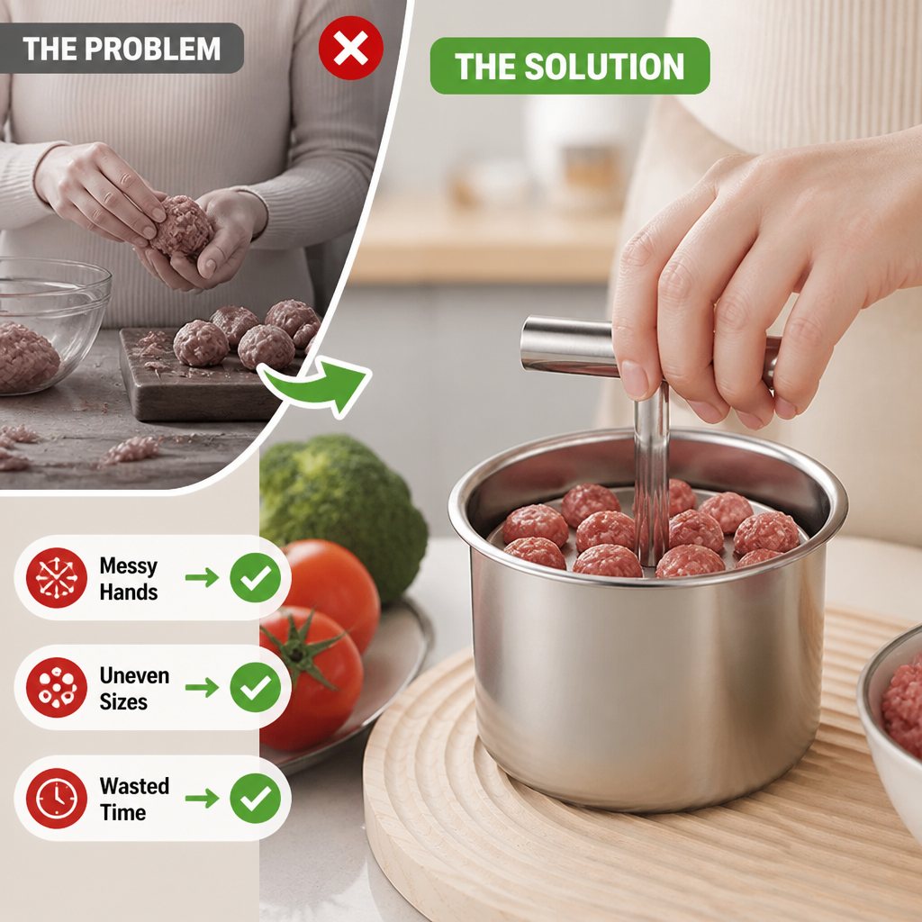 MeatballPro™ — Precision Meatball Maker