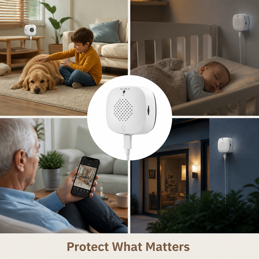 VisionGuard™ - Smart Night Vision Camera