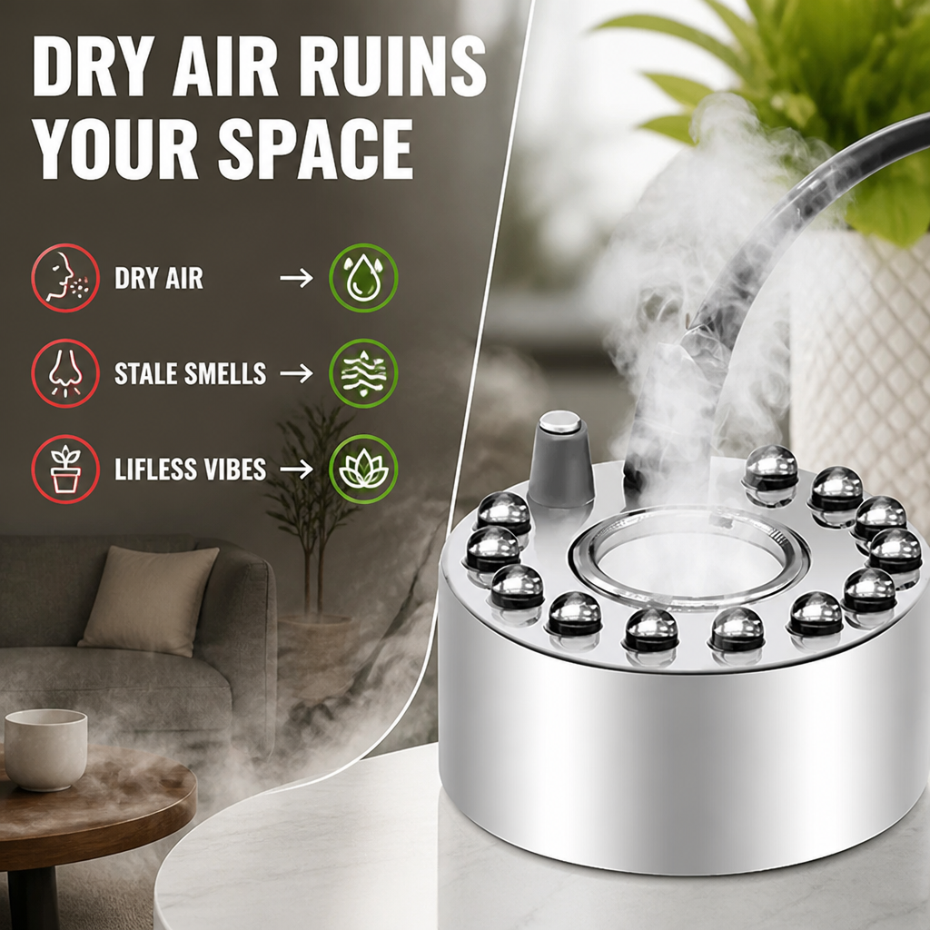 FogLantern™ Color-Changing Mist Maker — Moody Fog Ambiance