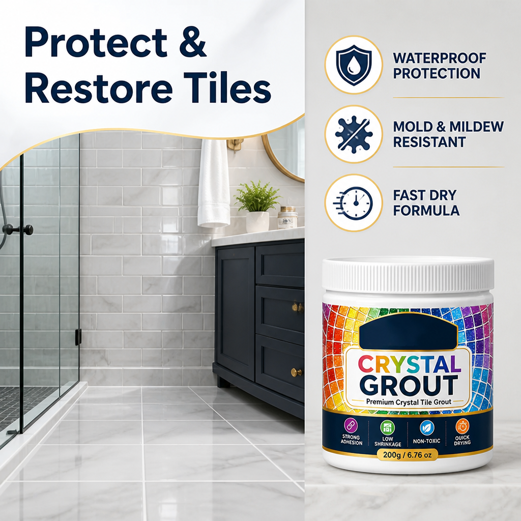 PureGrout™ - Fast-Dry Waterproof Grout Filler (200g)