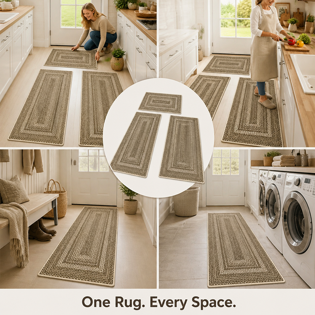 HavenWeave™ - Non-Slip Runner Rug Set