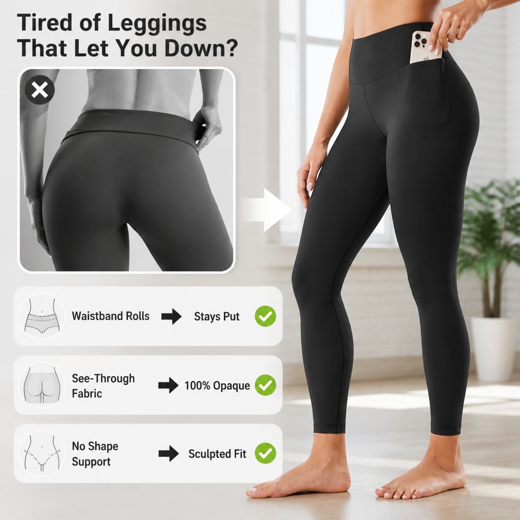 Lumeflex™ High-Waist Contour Leggings — Buttery-Soft Stretch