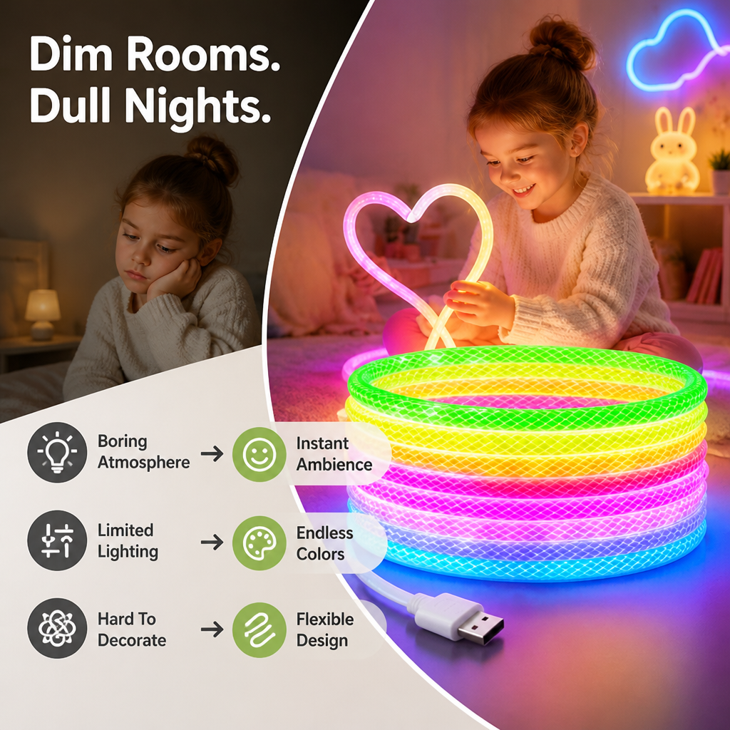 VividGlow™ - App-Controlled LED Light Strip