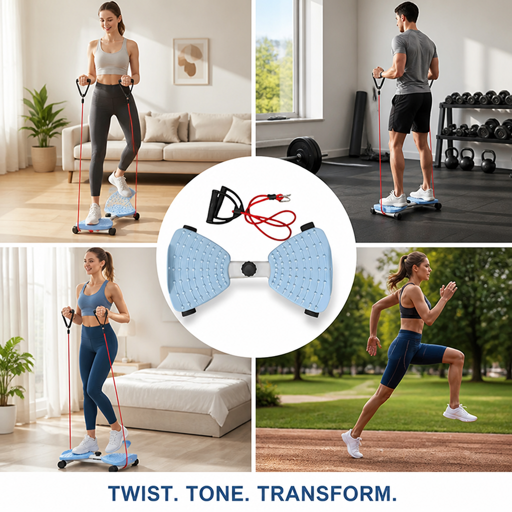 TwistRidge™ Twisting Stepper — Fun Low-Impact Home Workouts