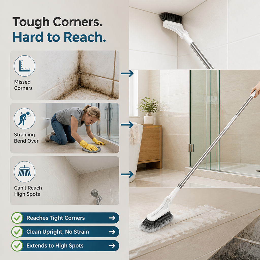 NookNinja™ Extendable Scrub Brush — Scrub Tight Corners