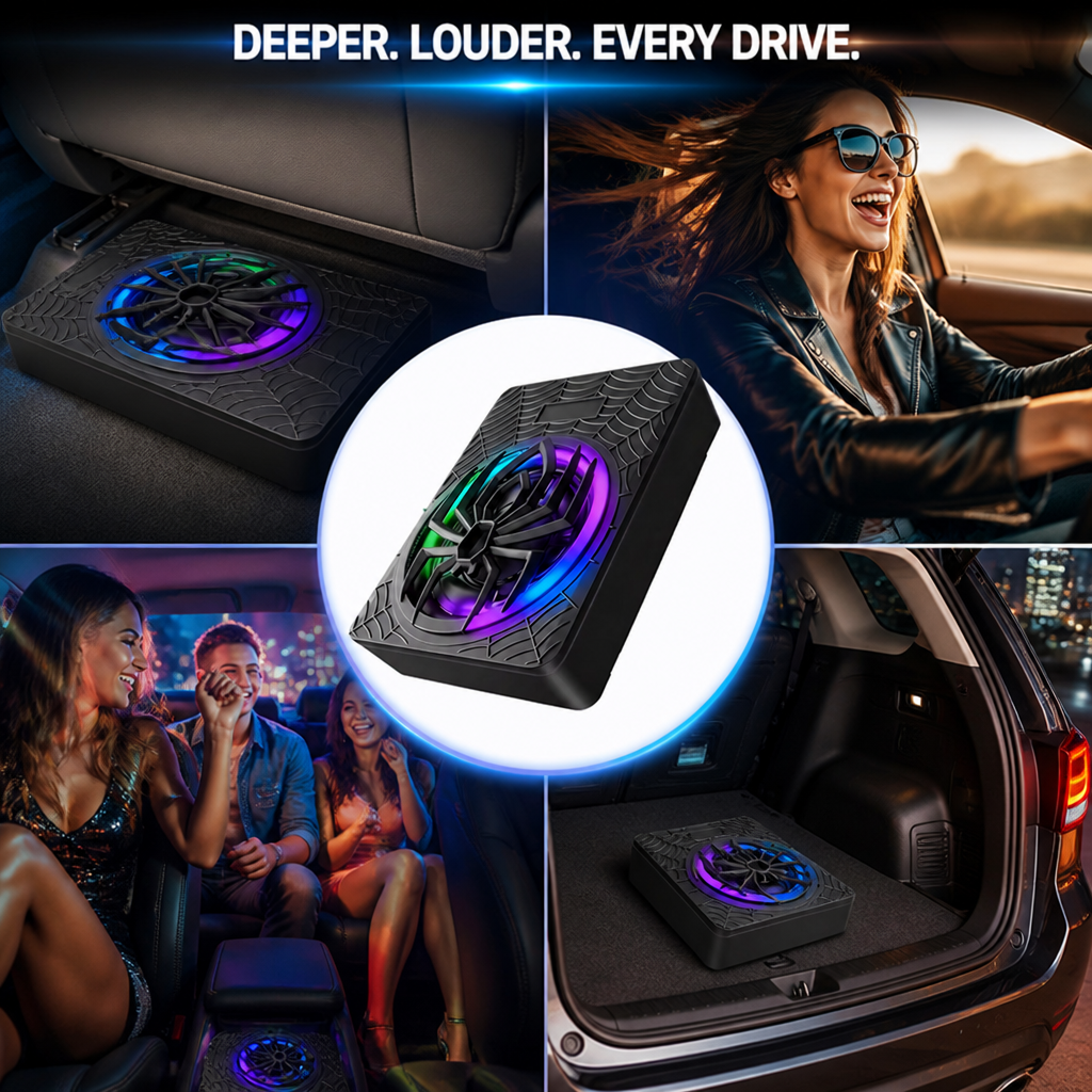 ThunderBass™ — Compact Car Subwoofer