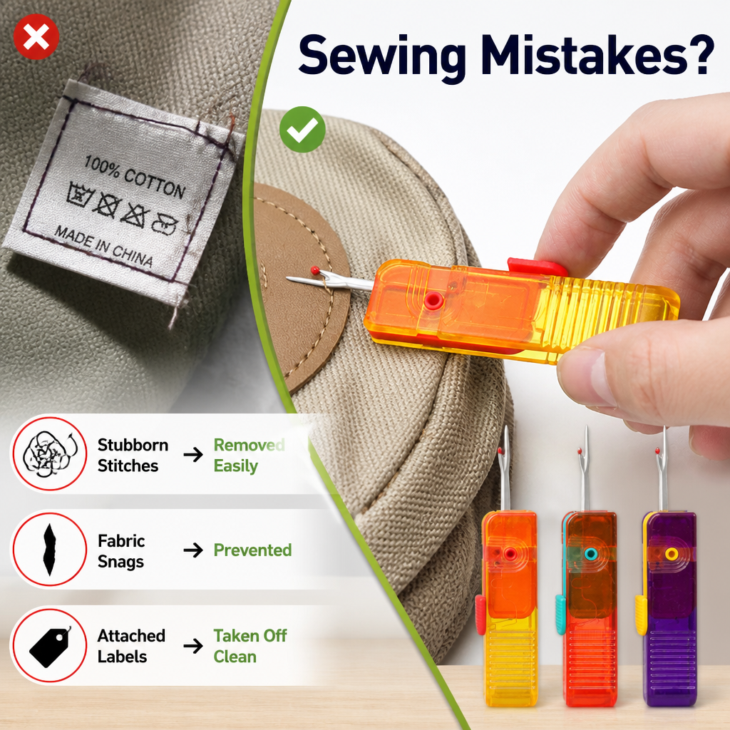 SnipEase™ 3-Piece Seam Ripper Set