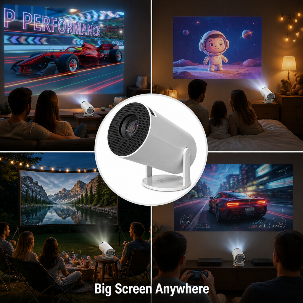 CineOrb™ Portable Smart Projector — Big-Screen Movie Nights Anywhere