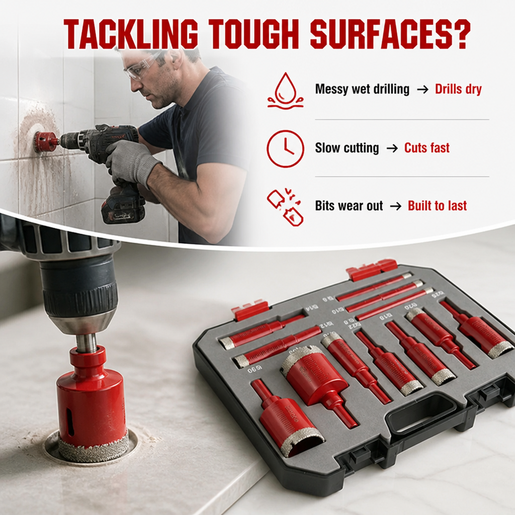 DrillPro™ — Precision Hole Saw Drill Bit Set
