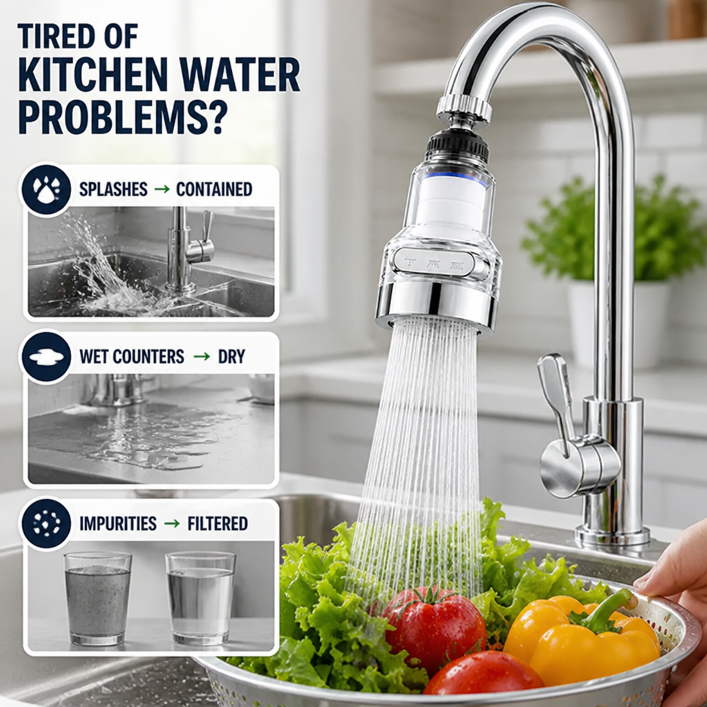 PureTap™ — Universal Faucet Water Filter