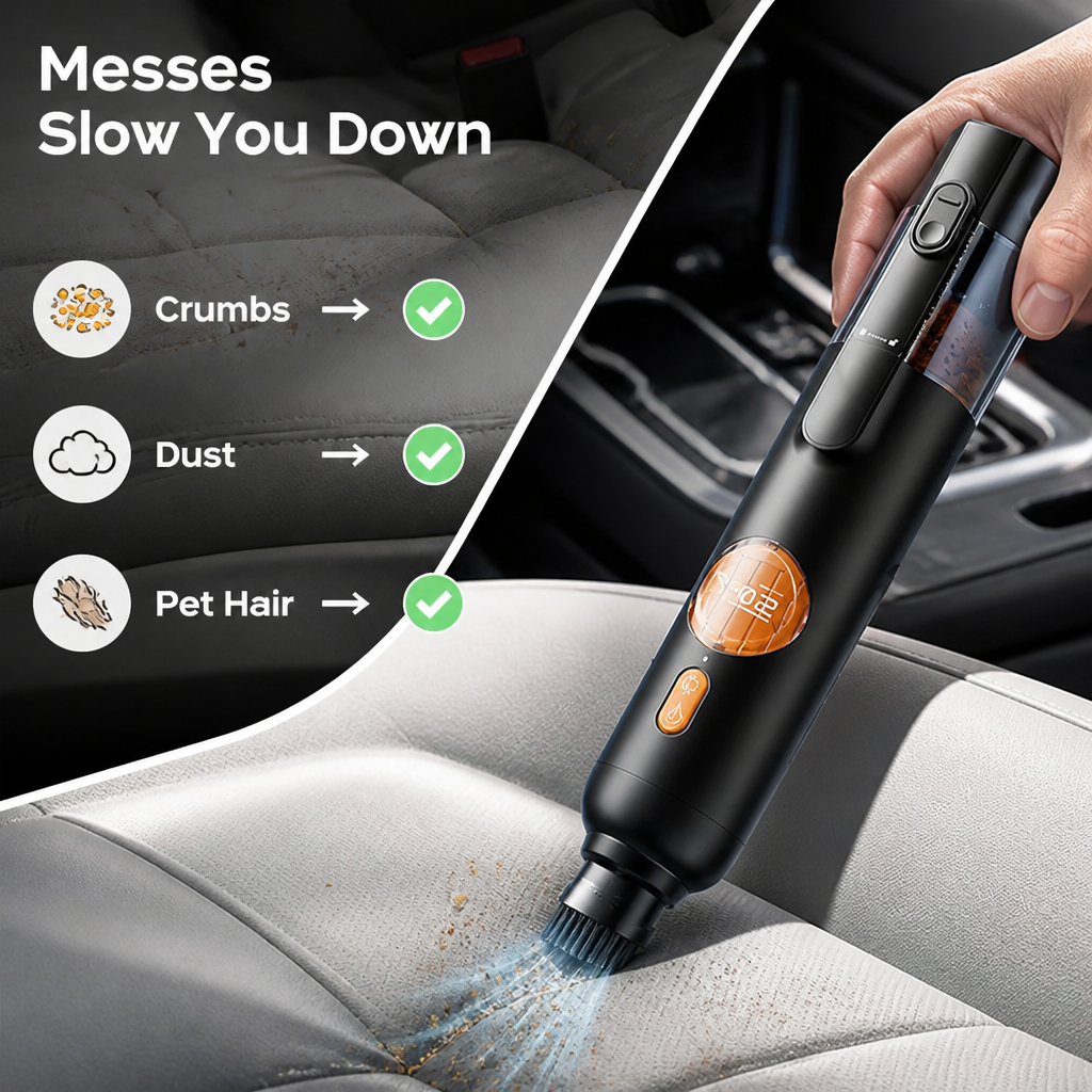 SwiftVac™ 5-in-1 Cordless Mini Vacuum