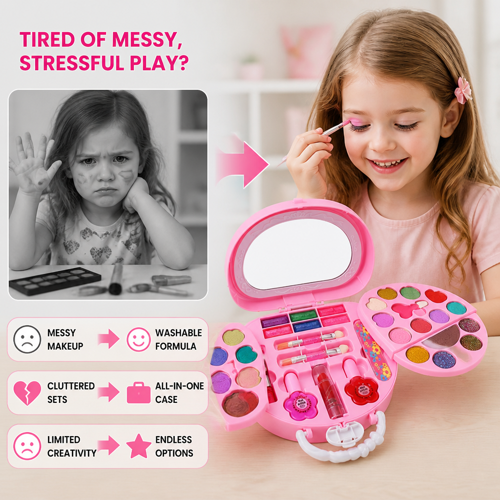 BellaPlay™ - Kids Pretend Makeup Set