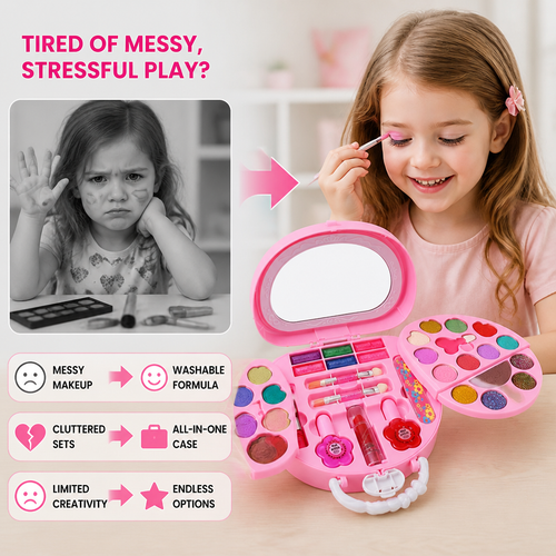 BellaPlay™ - Kids Pretend Makeup Set