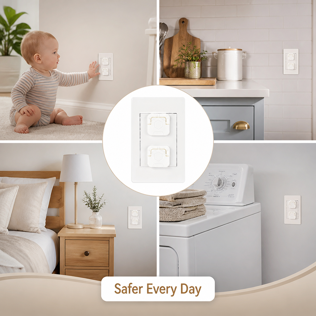 Socketkeep™ Outlet Cover Pack — Cover Curious Fingers