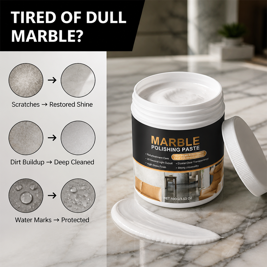 Marblume™ Marble Polishing Paste — Restore Stone Shine