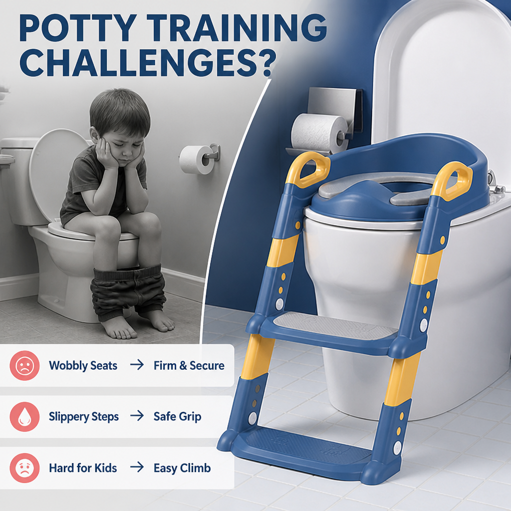 StepTot™ Potty Training Seat with Step Ladder — Confident Little Climbers