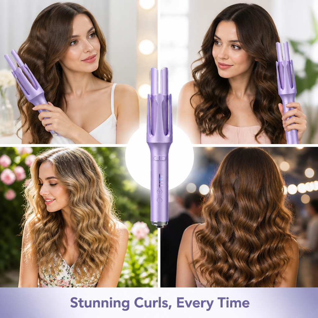 TwirlGlam™ - Long-Lasting Curling Wand