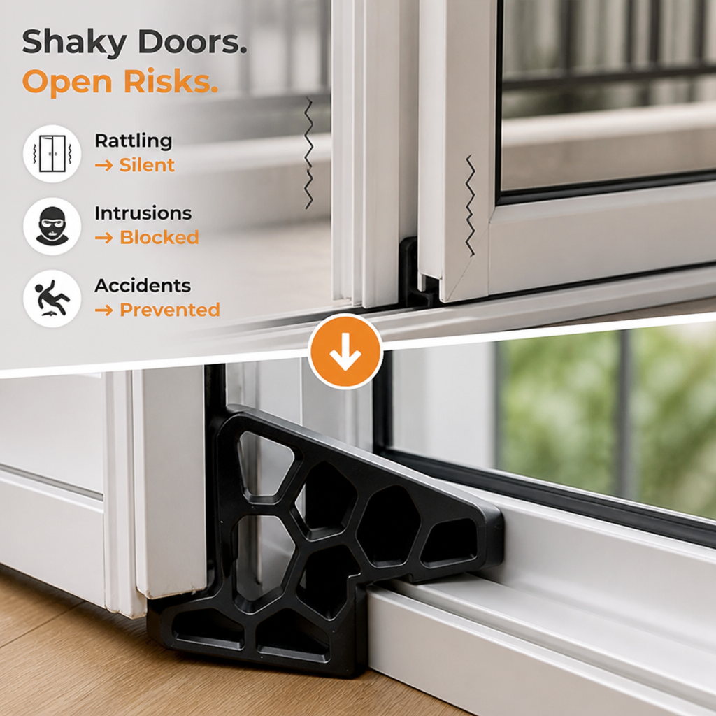 DoorGuard™ — Adjustable Door Stopper