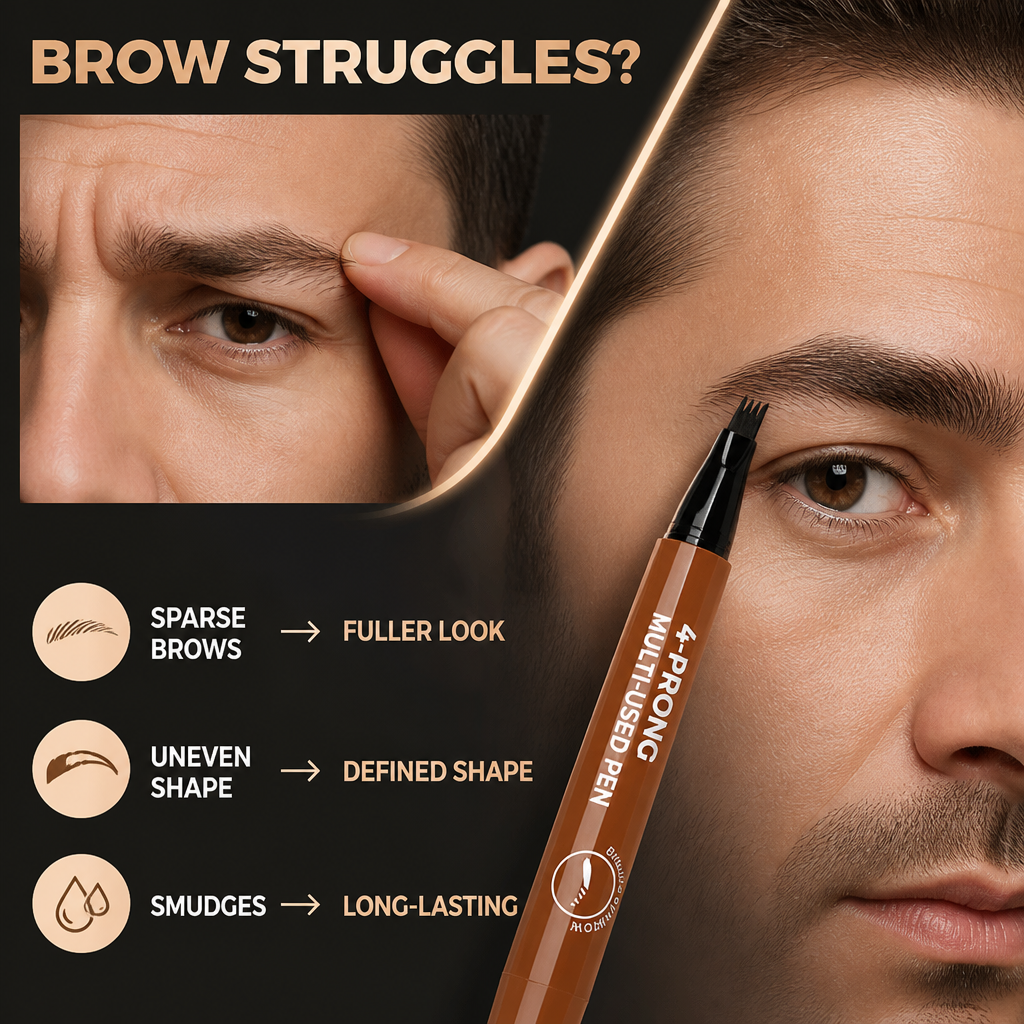 InkBrow™ Precision Brow Pen — Natural-Looking Brow Definition