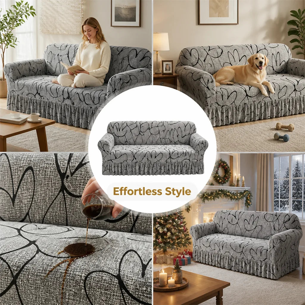SofaSleeve stretch sofa cover details