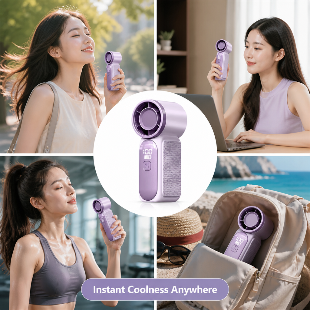 CoolMist™ — Mini Personal Cooling Fan