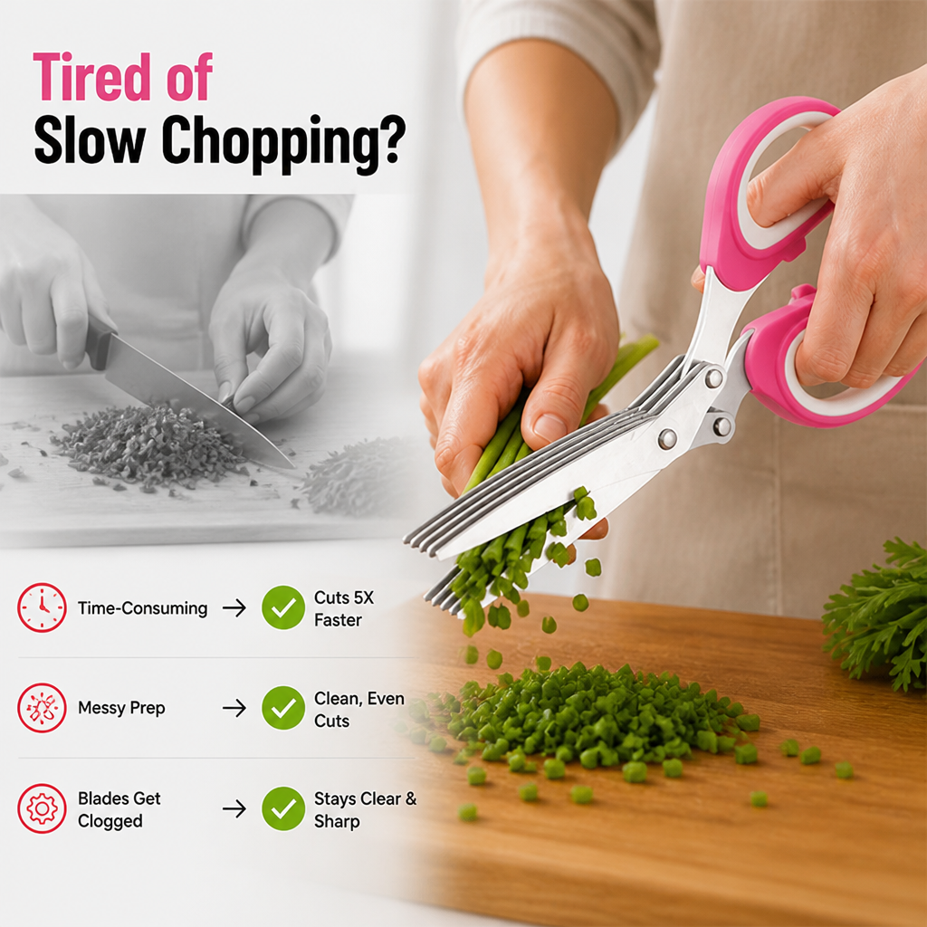 PrepPro™ — Herb Cutting Scissors