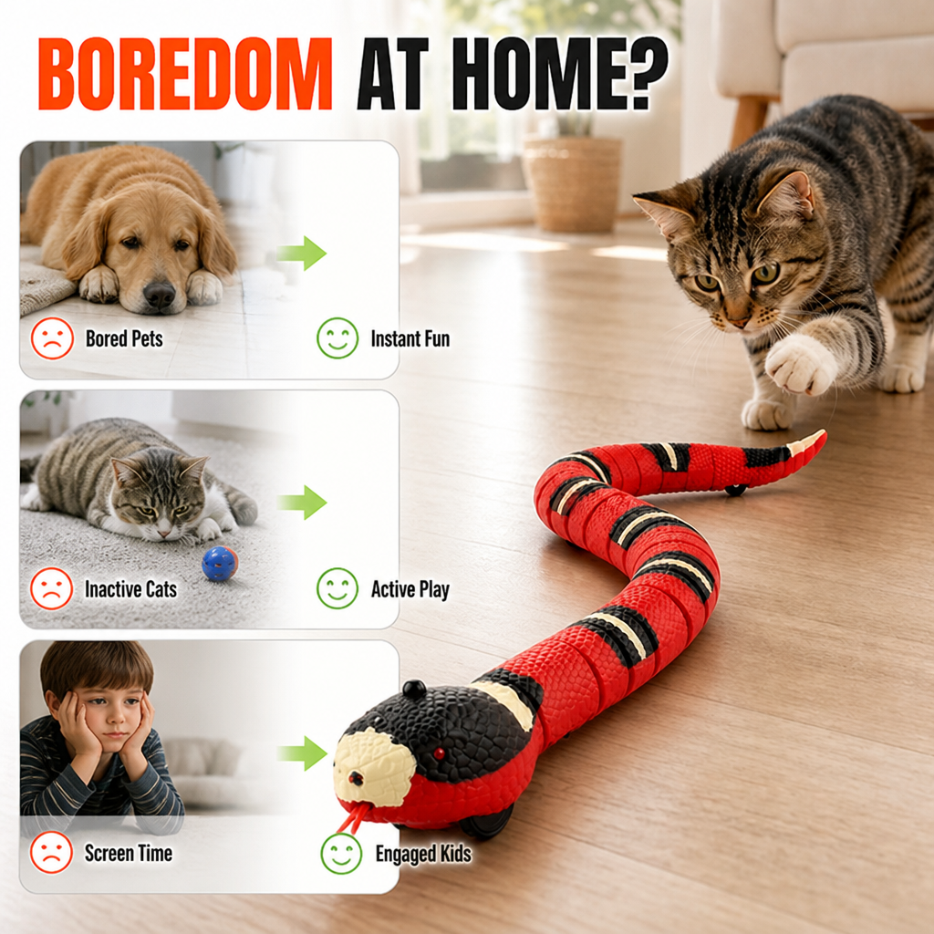 SlitherBuddy™ Smart Electric Snake Toy