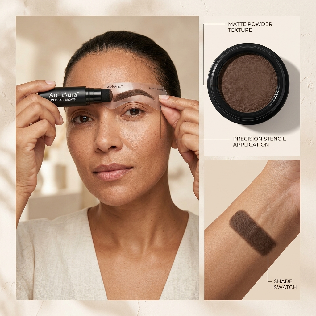BrowMint™ Brow Stamp & Stencil Set